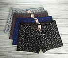 Боксери чоловічі бавовна труси Мікс тонкий Indena Білизна чоловіча боксерками, фото 5