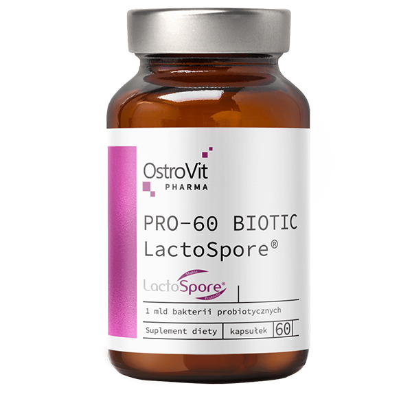 PRO-60 BIOTIC LactoSpore OstroVit Pharma 60 капсул, фото 1