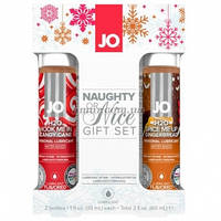 Подарунковий набір лубрикантів System JO Naughty or Nice Gift Set — Candy Cane Gingerbread