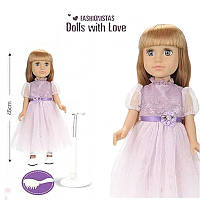 Кукла "Модница" Dolls with Love (45см, живые глазки, подарочная упаковка) A 666 D