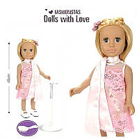 Лялька "Модниця" Dolls with Love (45см, живі очі, подарункова упаковка) A 667 D