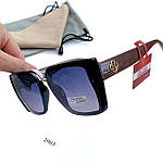 Сонцезахисні окуляри з коричневими дужками, фото 4