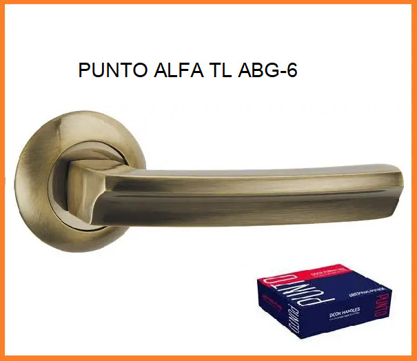 PUNTO Ручка роздільна ALFA TL ABG-6 зелена бронза
