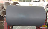 Жалюзі паркан із металу з полімерним матовим покриттям, паркан жалюзі сірого кольору RAL-7024 (графіт), фото 10