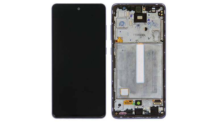 Дісплей с передньою панеллю для Samsung Galaxy A52 A525 + сенсор Black, фото 1