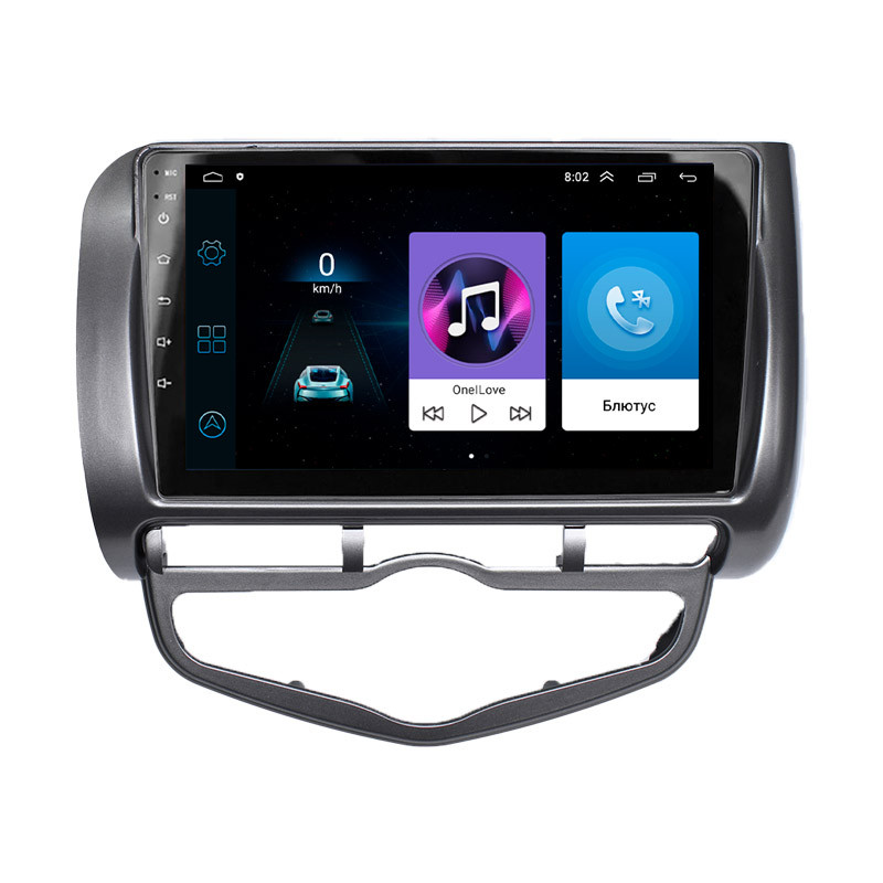 Штатна магнітола 9" Lesko для Honda Jazz I 2001-2005 2/32Gb/ Wi-Fi GPS Optima Хонда 4 шт., фото 1