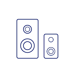 Комп'ютерні колонки Kisonli V310 Колір Червоний