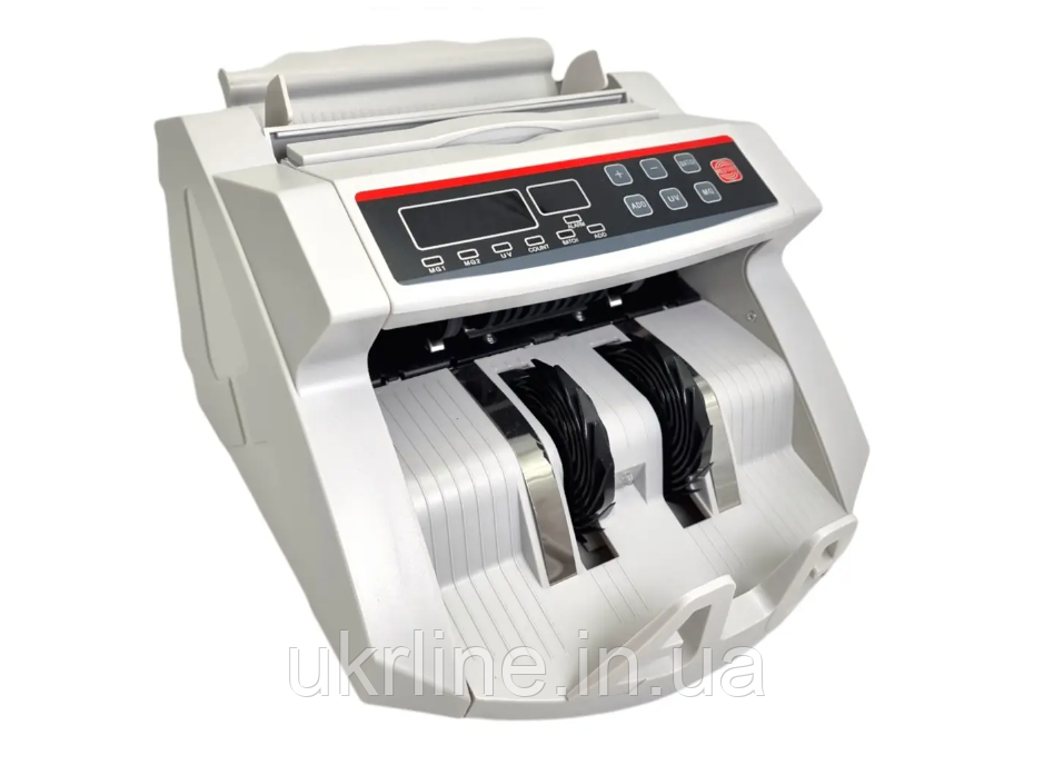 Рахунка + детектор валюти 2108, лічильник купюр, машинка для грошей, машинка для обчислення грошей, фото 1