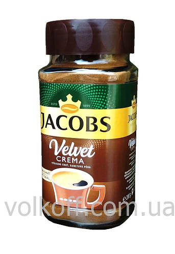 Купить Кофе растворимый Jacobs Velvet Якобс Вельвет 200гр, цена 252 ...