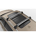 Поперечки Volvo XC90 (2015–) Turtle сірі. На інтегровані рейлінги, фото 6