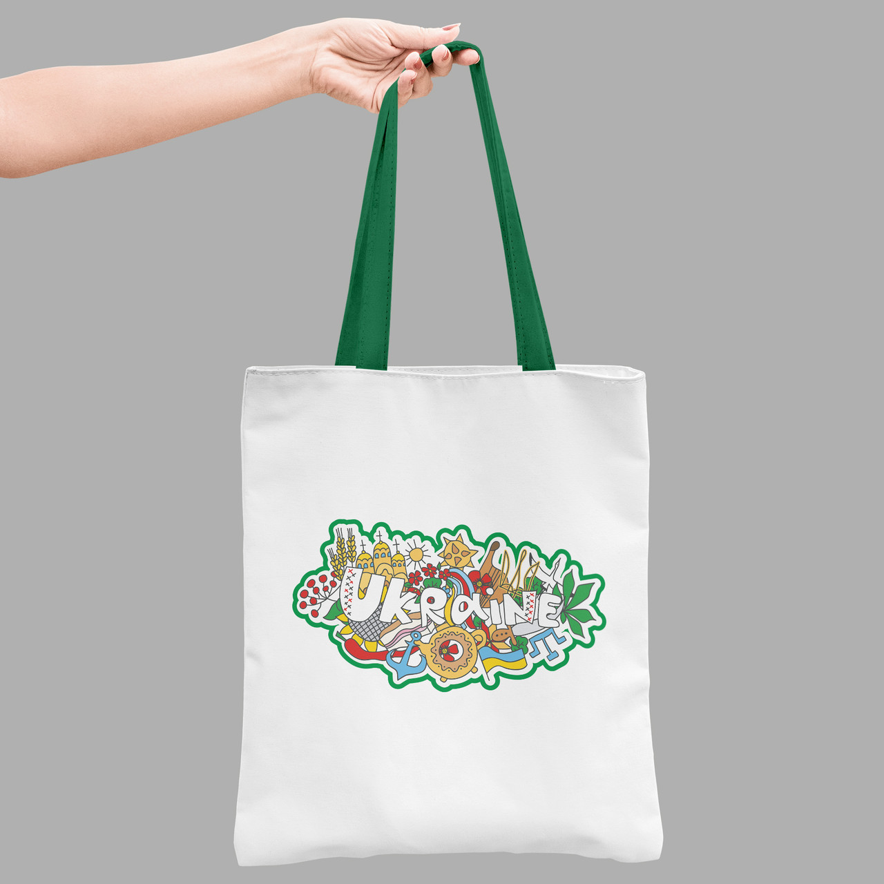 Екосумка шопер 35*38,5 см Ukraine, фото 1