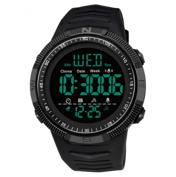 Якісний бюджетний водонепроникний армійський і тактичний чоловічий годинник, фото 1