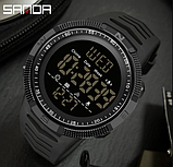 Якісний бюджетний водонепроникний армійський і тактичний чоловічий годинник, фото 3
