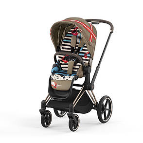 Чохол тканинний для прогулянкового блоку Cybex Priam KK One Love multicolor, фото 4