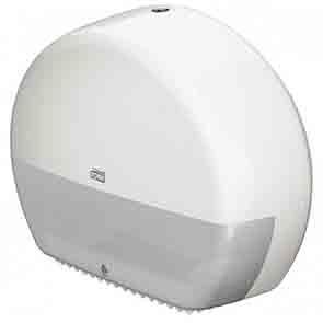 Настінний диспенсер для туал. паперу Джамбо Tork, 352х139х284 мм, білий