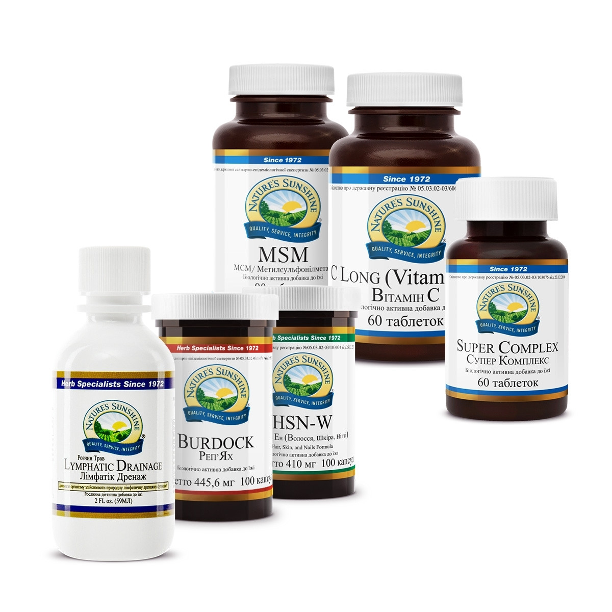 Набір "Шкіра, волосся, нігті", Nature's Sunshine Products, США, фото 1