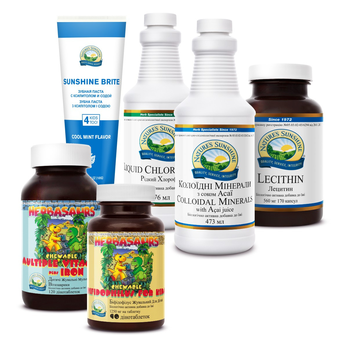 Програма «Здорова дитина», Nature's Sunshine Products, США, Набір (6 шт.), фото 1