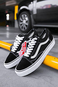 Чоловічі  Кеди Vans Old Skool Black White 40-43-44-45