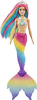 Лялька Барбі Русалка із Дрімтопії Змінює колір Barbie Dreamtopia Rainbow Magic Mermaid GTF89