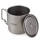 Титановий кухоль Lixada  650ml. Чашка з титану., фото 6