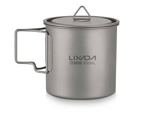 Титановий кухоль Lixada  650ml. Чашка з титану.