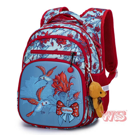 Рюкзак для дівчинки шкільний ортопедичний Winner One SkyName Пташки R3-244, фото 1