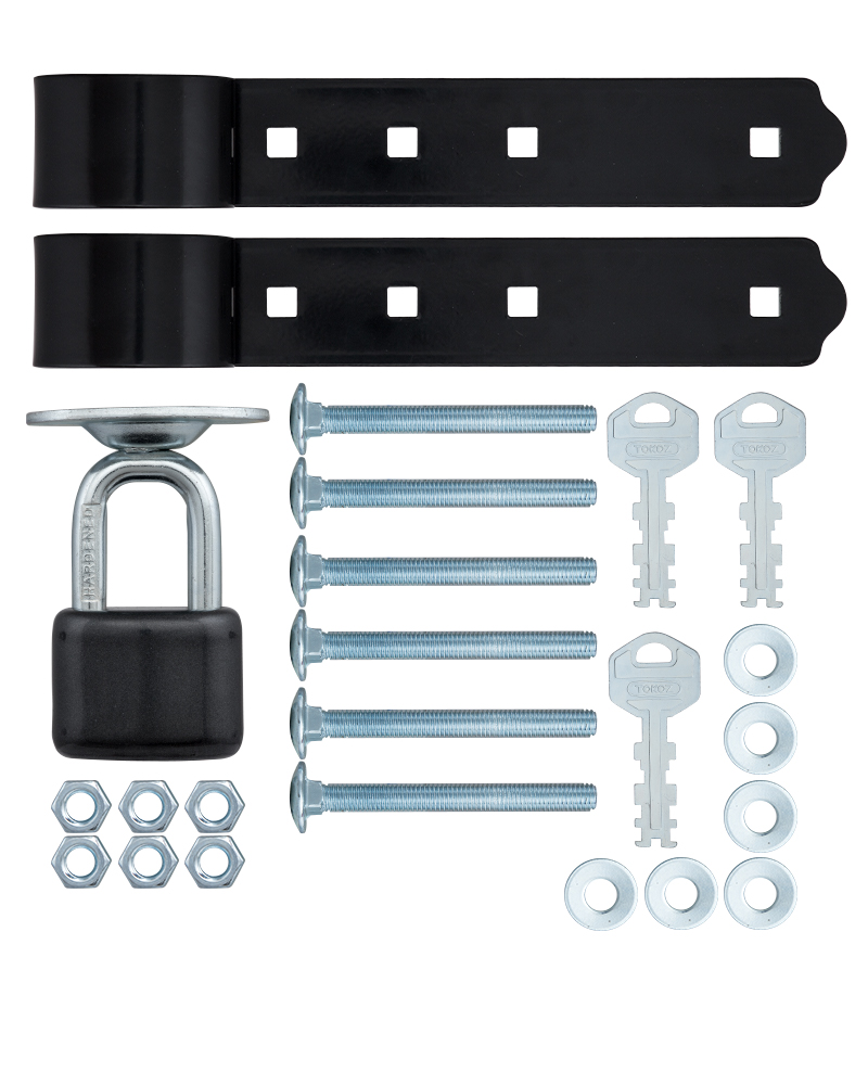 Замок висячий TOKOZ UZ 220 з навісами, фото 1