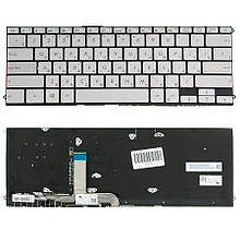 Клавіатура для ноутбука DELL (Latitude: 5285) rus, black, без фрейма, підсвічування клавіш