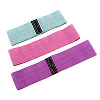 Гумки для фітнесу набір LOOP BANDS SP-Sport 3шт кольори в асортименті