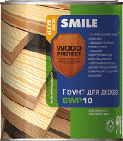Ґрунт для дерева антисептик SMILE SWP 10 WOOD PROTECT 2.3 л - фото 1 - id-p268605717