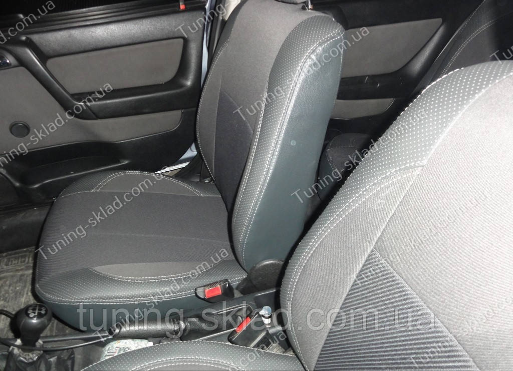 Чохли на сидіння Опель Астра G класик (чохли з екошкіри Opel Astra G стиль Premium), фото 1