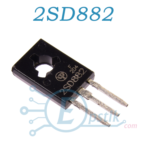 2SD882 транзистор біполярний NPN 30В 3A TO126