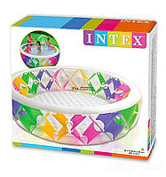 Надувной бассейн Intex, Бассейн детский надувной круглый, Бассейны интекс 56494 круг