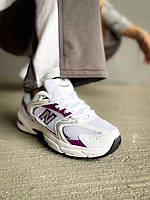 Жіночі кросівки Нью Беленс 530. Кроси модні жіночі New Balance 530 White/Purple., фото 4