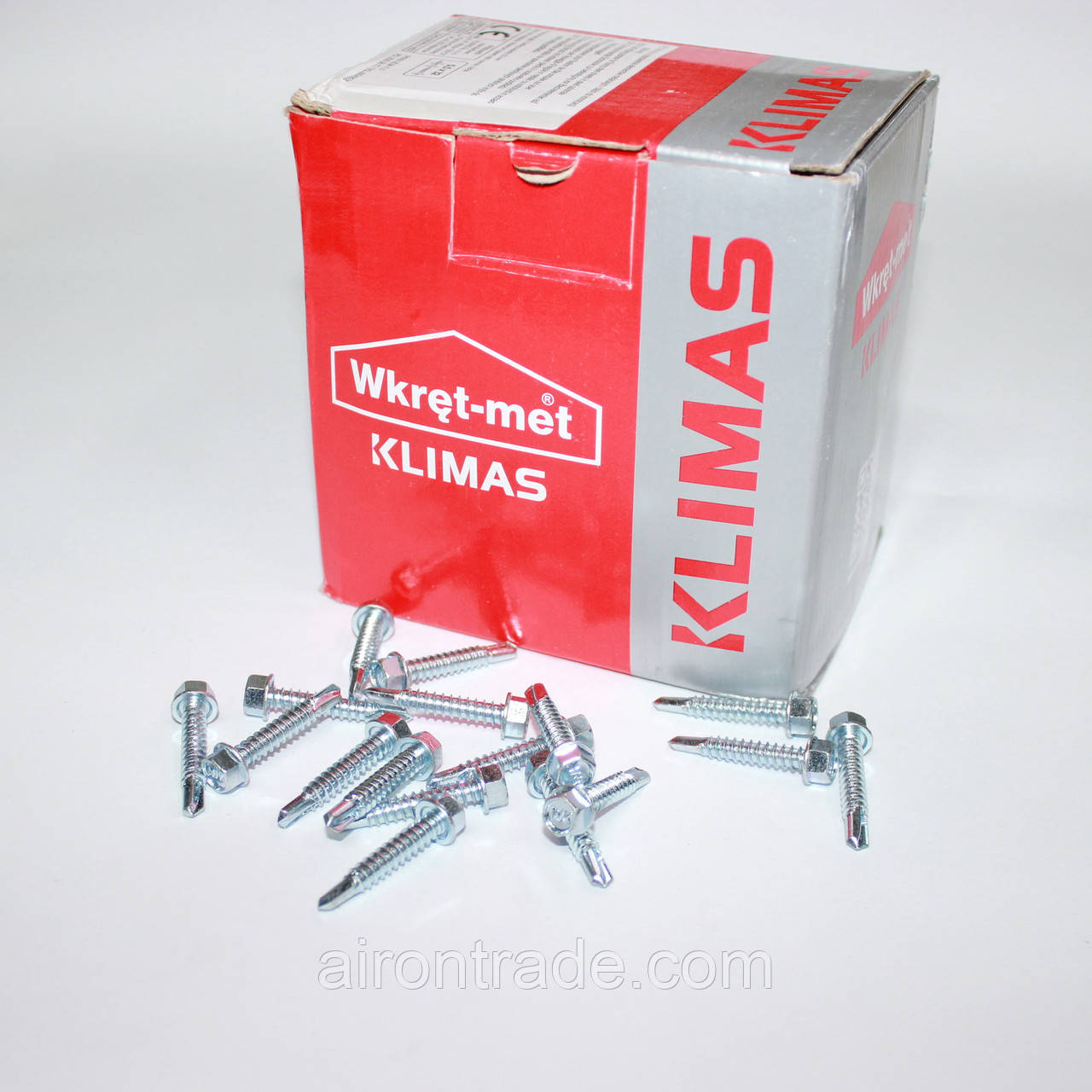 Саморіз Wkret-Met Klimas для металу 5,5х38, оцинкований, без шайби (200 шт.)