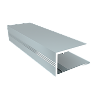 Профіль алюмінієвий торцевий АПТ-10 мм, нефарбований (4,2 м)