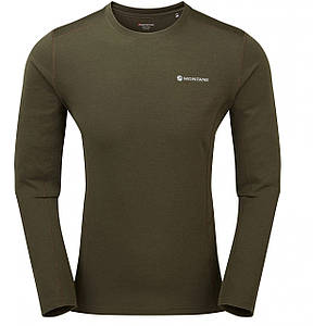 Футболка чоловіча з довгим рукавом Montane Dart Long Sleeve T-Shirt Kelp Green XL (MDRLSKELX12)