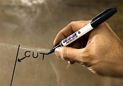 Незмивний маркер із тонким стрижнем Dura-Ink 15 Чорний