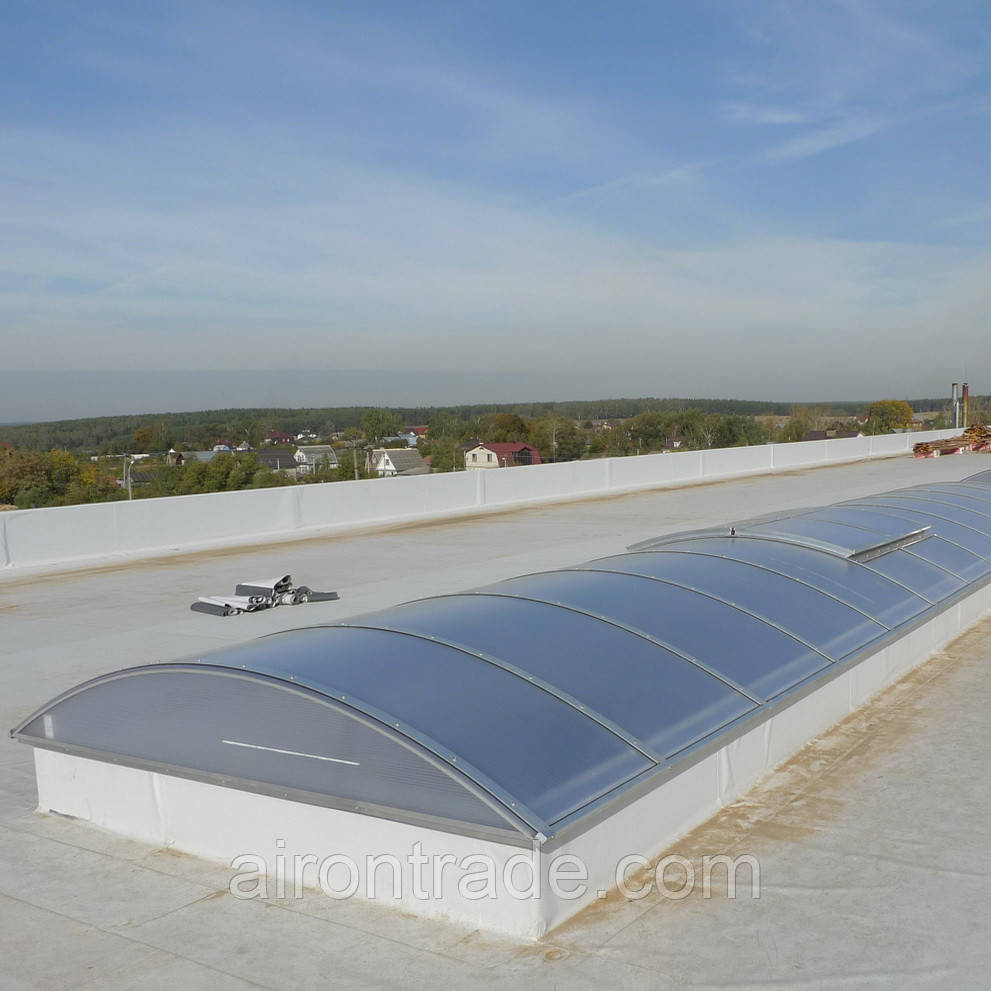 Зенітний ліхтар ціна, аркового типу