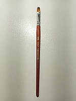 Пензлик для фарби плоский "Нейлон" №5, 1шт / Neo Line / пензлик для малювання / 2305