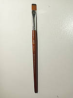 Пензлик для фарби плоский "Нейлон" №7, 1шт / Neo Line / пензлик для малювання / 2307