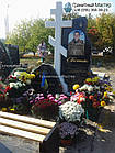 Сучасний надгробний пам'ятник з граніту та мармуру воїна АТО № 102, фото 10