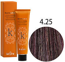 KEYRA Професійна фарба для волосся Keyracolors 4.25 шатен перламутрово-червоний, 100 мл