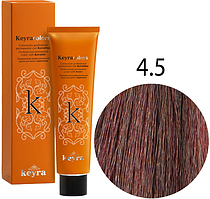 KEYRA Професійна фарба для волосся Keyracolors 4.5 шатен червоний, 100 мл