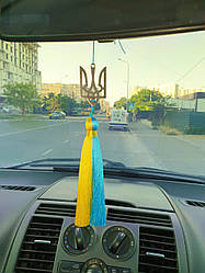 Підвіска на дзеркало в машину - Український герб, великий