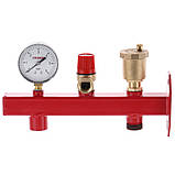 Група безпеки системи опалення з виходом під розширювальний бак Koer (Чехія), фото 3