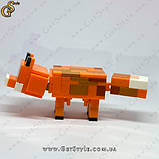 Конструктор фігурка Лис Майнкрафт Fox Minecraft 13 см, фото 2