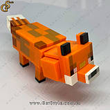 Конструктор фігурка Лис Майнкрафт Fox Minecraft 13 см, фото 4