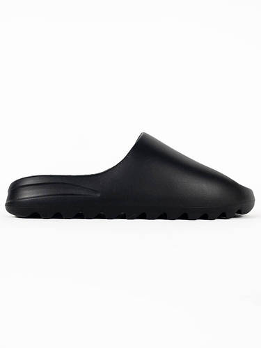 Мужские шлепки Adidas Yeezy Slide Black. Стильные мужские тапки Адидас ...