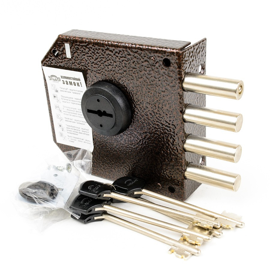 Замок накладний Ельбор Базальт 1.05.51МА оригінал